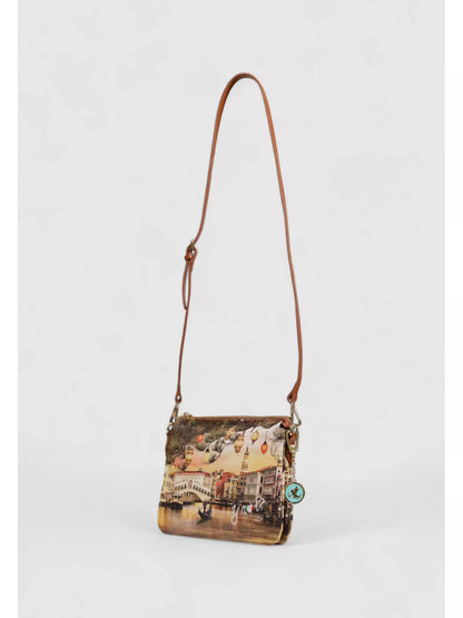 Y Not? Red & Beige Printed Women’s Shoulder Bag – Chic Fall/Winter Accessory