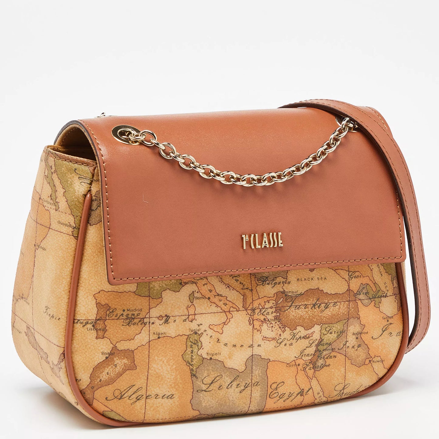 Alviero Martini Prima Classe Women’s Beige Print Handbag