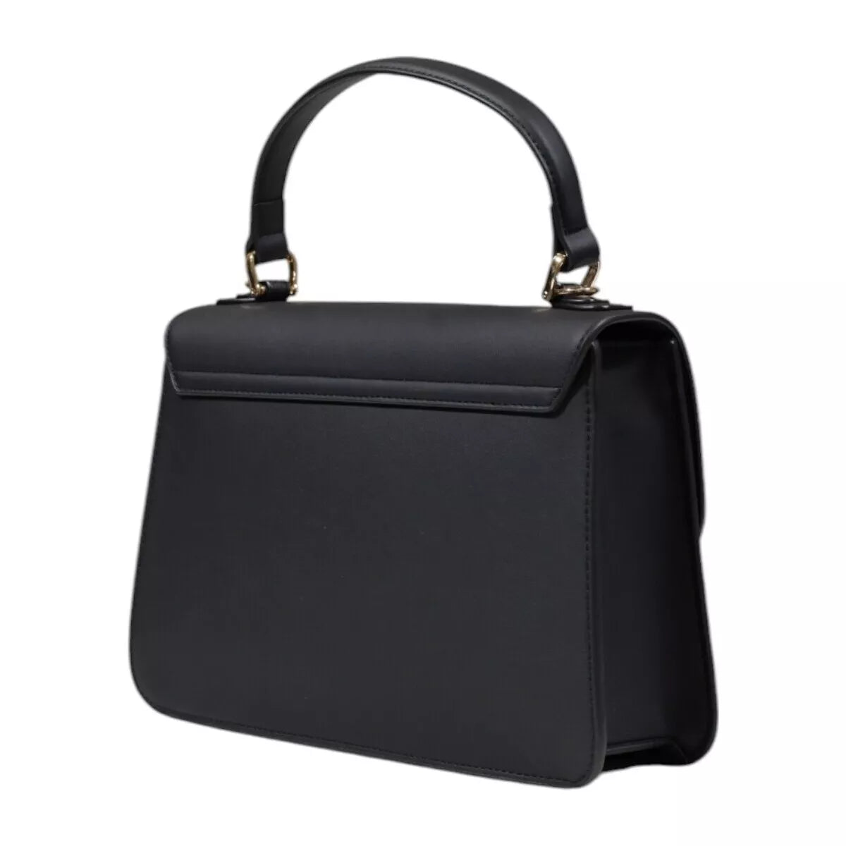 Love Moschino Women’s Black Handbag with Clip Fastening