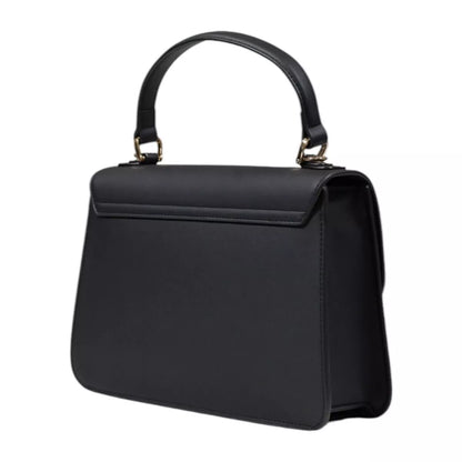 Love Moschino Women’s Black Handbag with Clip Fastening