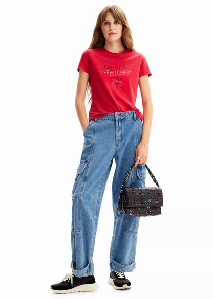 Desigual Elegant Bag – Adjustable Straps, Dual Compartments & Signature Logo