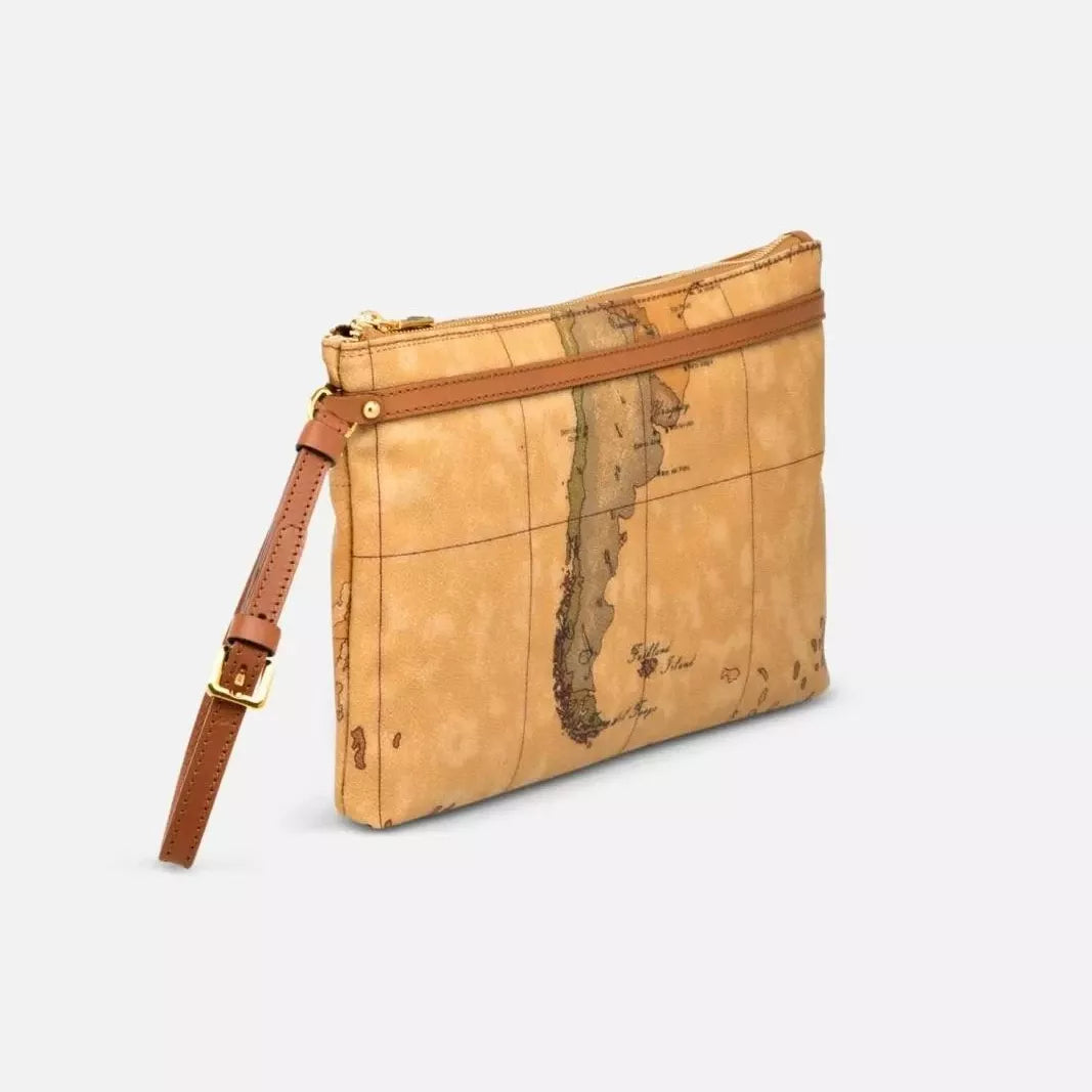 Alviero Martini Prima Classe Beige Leather Handbag