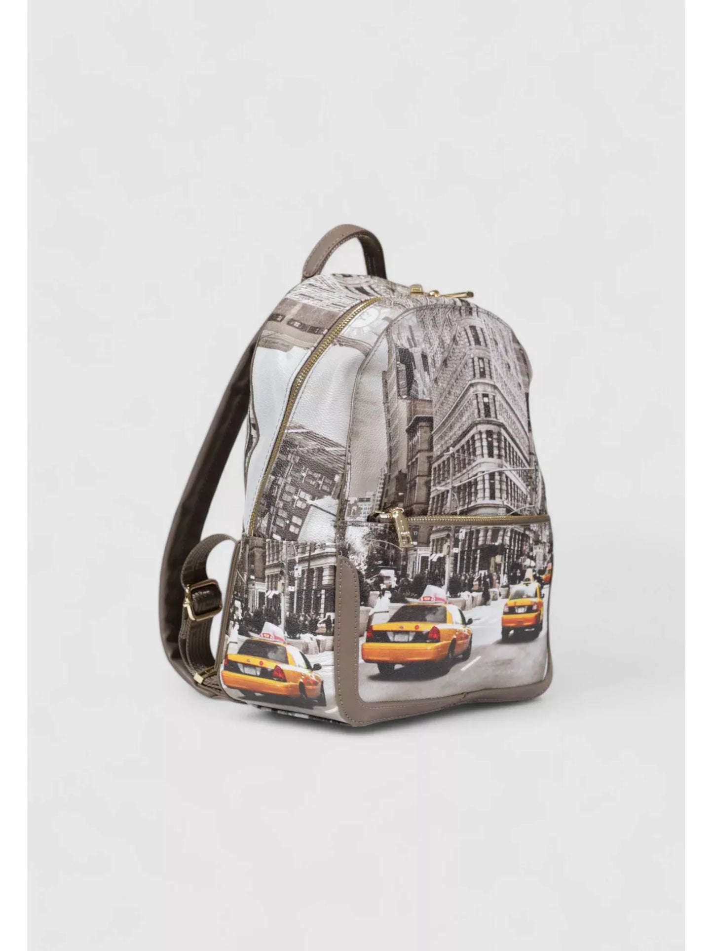 Y Not? Women’s Printed Beige Rucksack – Stylish Fall/Winter Backpack