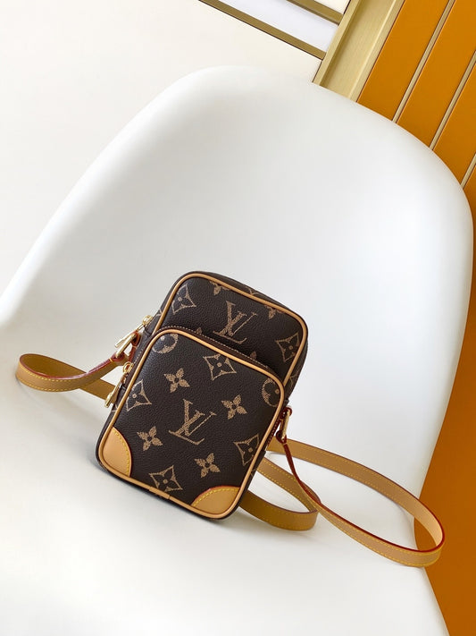 Louis Vuitton Flap Top Handle Crossbody | Monogram and Leather Statement Bag