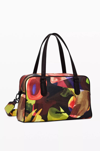 Desigual Women’s Abstract Pattern Fall/Winter Bag – 100% Polyurethane