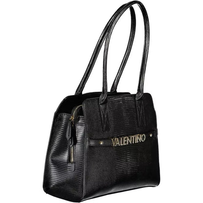 Valentino Eco Luxe Recycled Shoulder Bag with Multi-Compartment Design