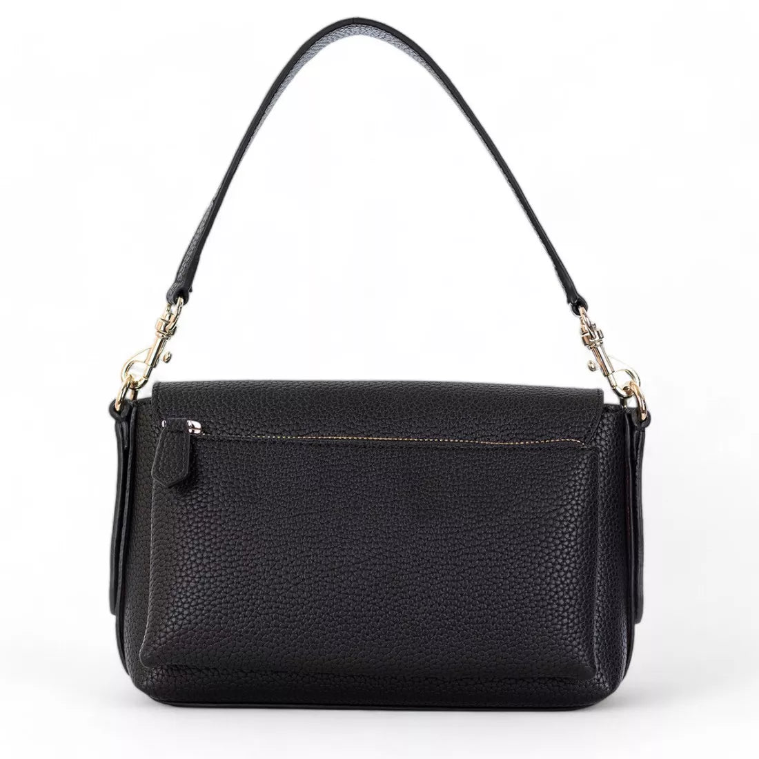 Guess Women’s Black Handbag with Detachable Shoulder Strap – Elegant Fall/Winter Essentia
