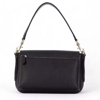 Guess Women’s Black Handbag with Detachable Shoulder Strap – Elegant Fall/Winter Essentia
