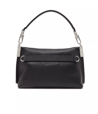 Coccinelle Women’s Black Leather Zip-Top Bag