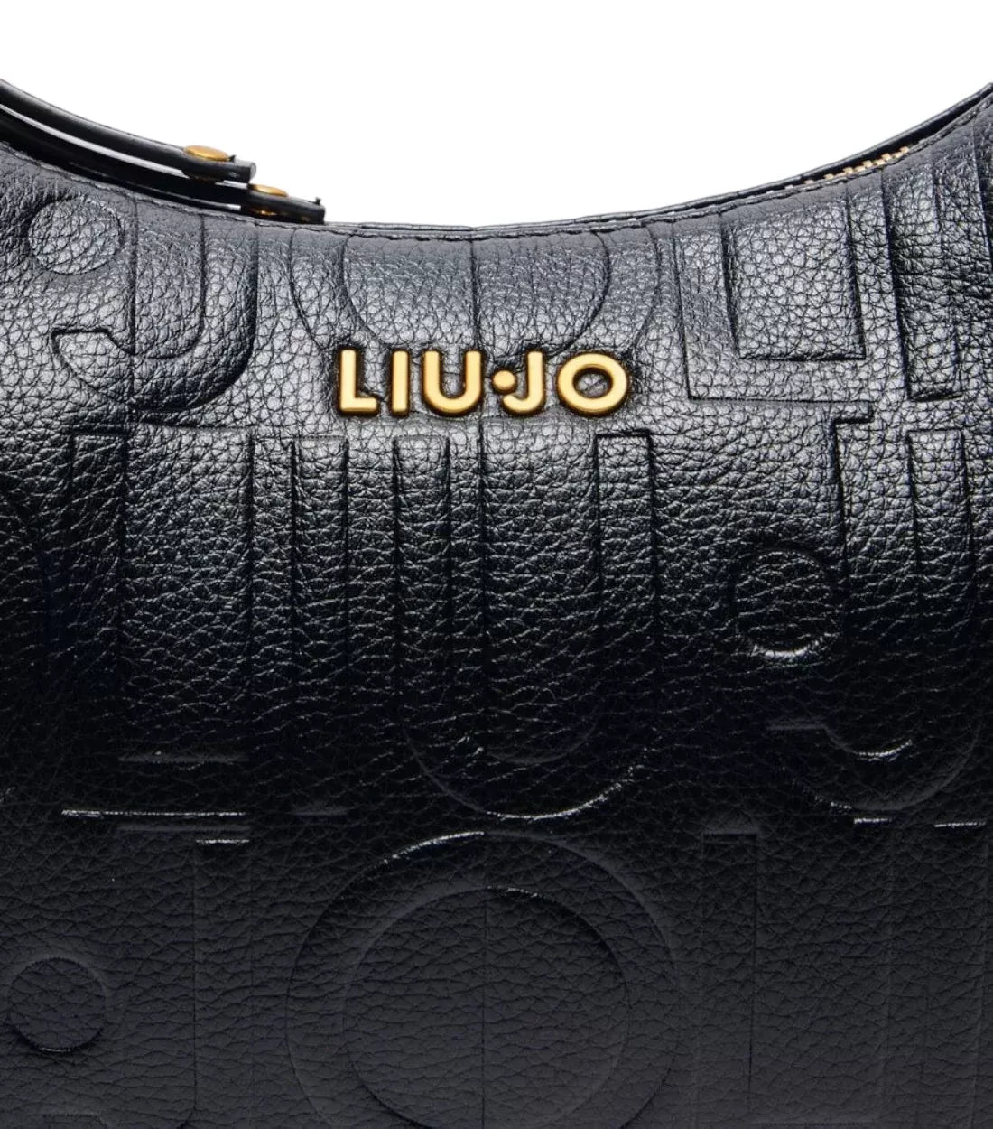 Liu Jo Women’s White/Black Print Bag with Zip Fastening