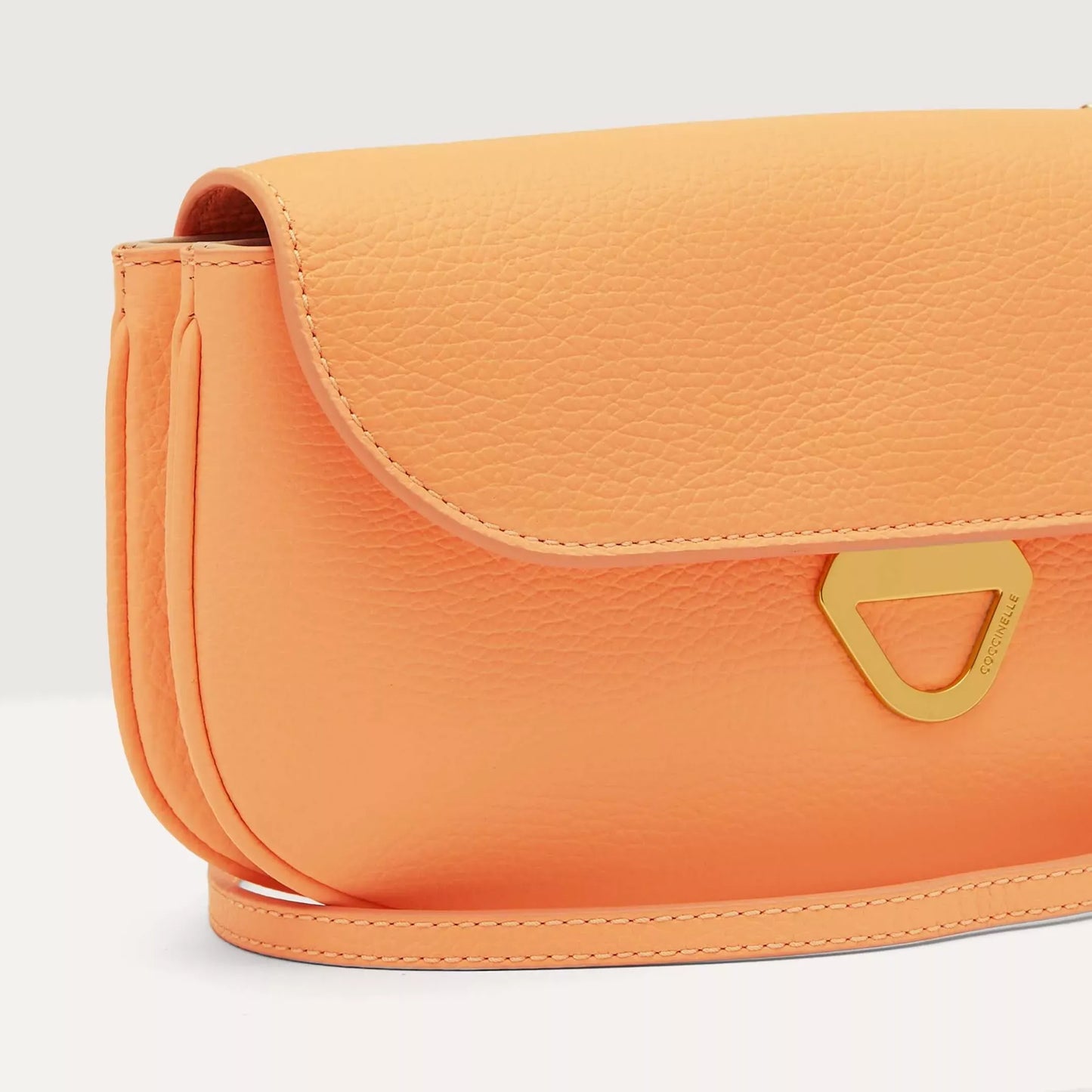 Coccinelle Women’s Orange Leather Shoulder Bag