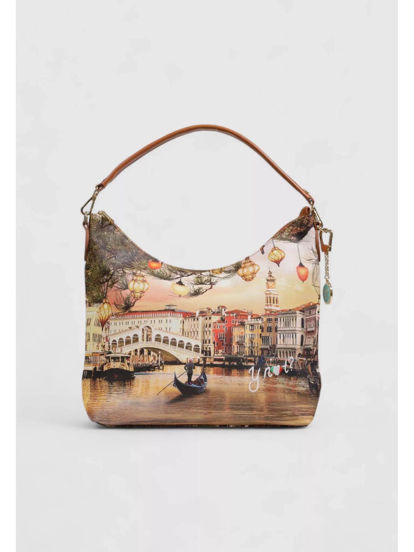 Y Not? Women’s Red & Beige Printed Handbag – Fall/Winter Fashion Bag