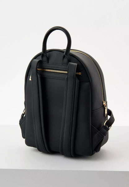 Love Moschino Women’s Black Faux Leather Rucksack – Chic & Functional