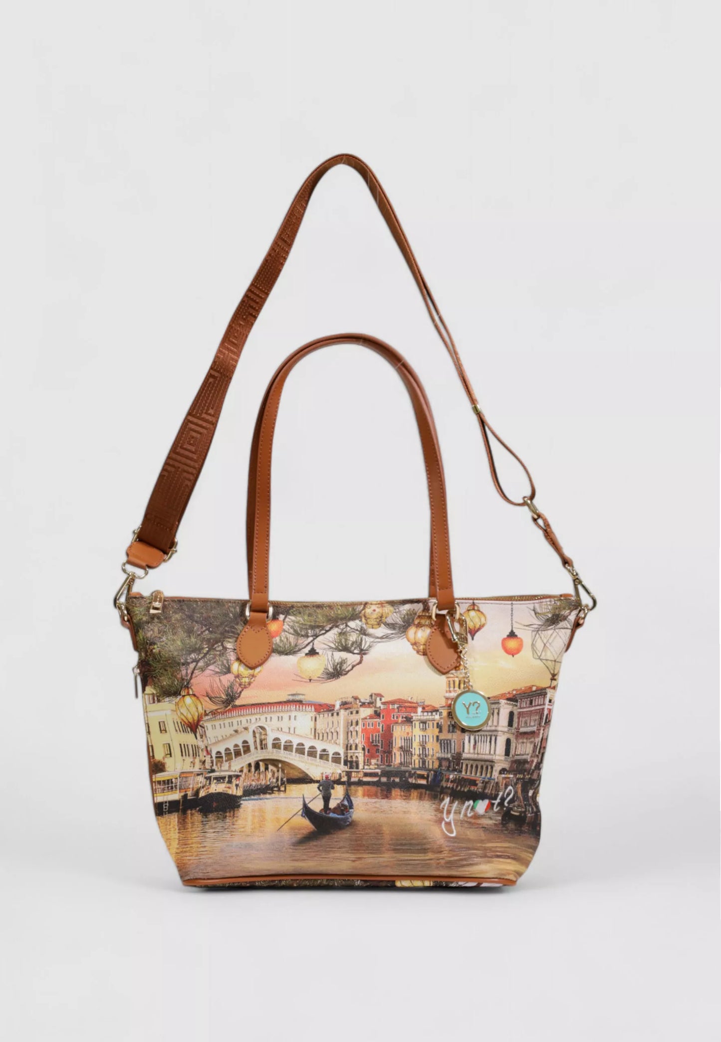 Y Not? Women’s Beige Print Handbag & Shoulder Bag – Stylish & Versatile Fall/Winter Bag