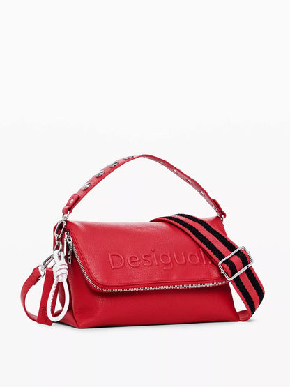 Desigual Small Red Handbag with Shoulder Strap