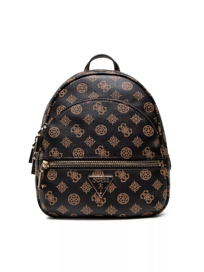 Guess Women’s Brown Rucksack with Zip Fastening – Chic & Practical