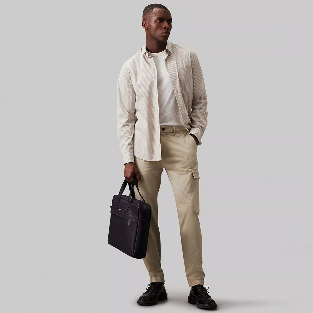 Calvin Klein Men’s Fall/Winter Recycled Polyester Bag – Premium & Sustainable