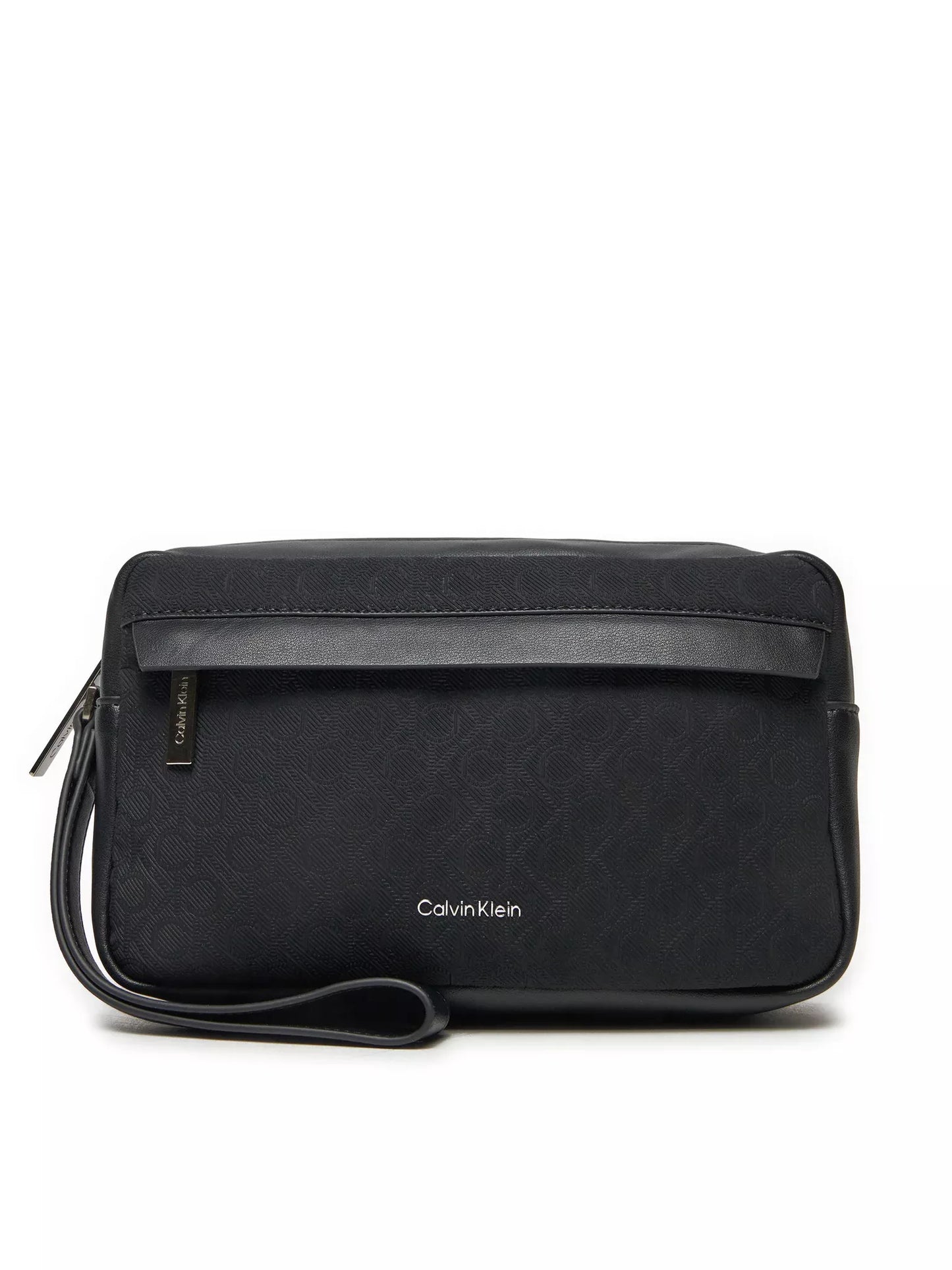 Calvin Klein Men’s Pochette & Beauty Bag – Sleek Polyurethane Organizer