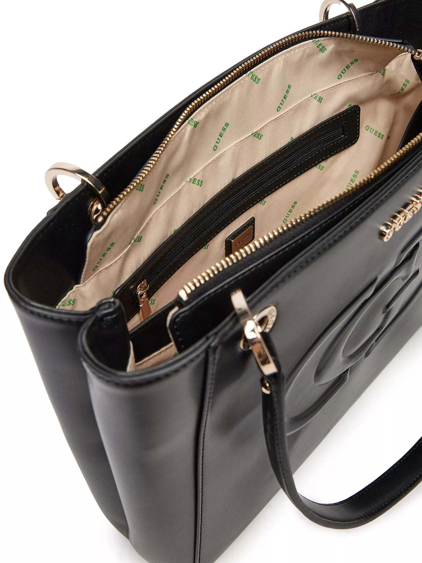 Guess Women’s Black Printed Handbag