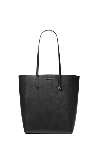 Michael Kors Women’s Black Handbag – Button Fastening, Inside Pocket & Spacious Design | Fall/Winter Collection