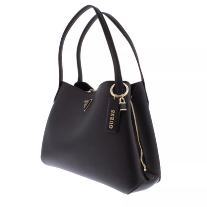 Guess Women’s Black Spacious Handbag – Chic & Functional