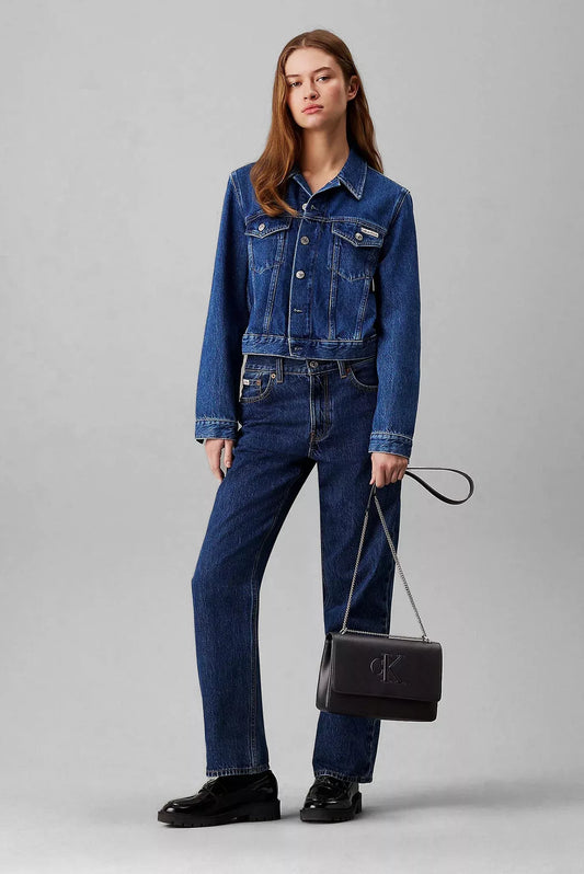 Calvin Klein Jeans Women’s Fall/Winter Handbag | Chic Polyurethane Purse