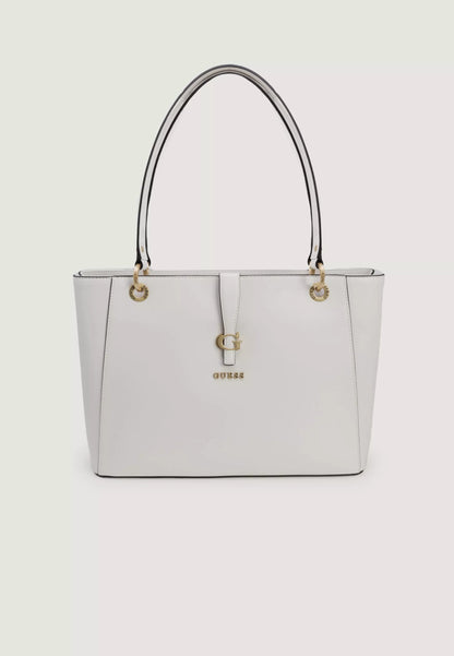 GUESS Women’s White Handbag – Elegant Fall/Winter Fashion Accessory