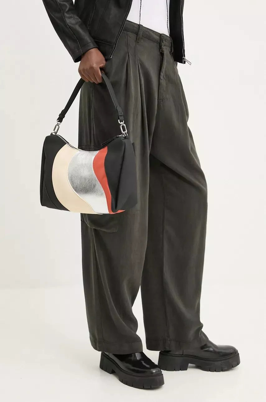 Desigual Women’s Silver Handbag with Shoulder Strap