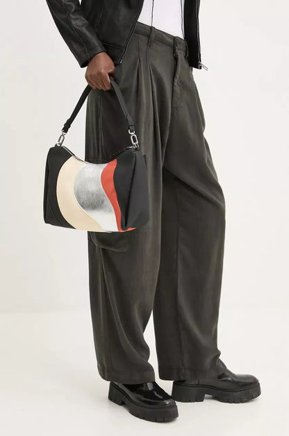 Desigual Women’s Silver Handbag with Shoulder Strap