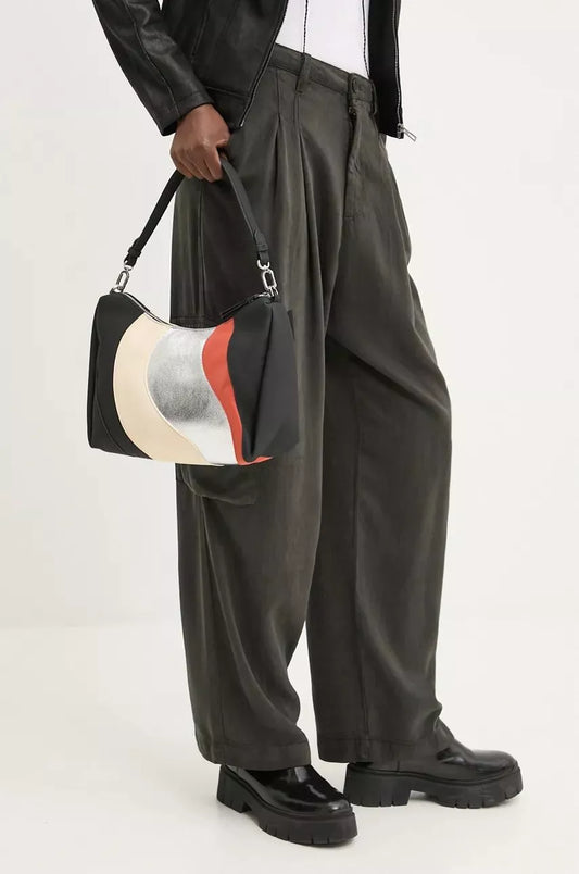 Desigual Women’s Silver Handbag with Shoulder Strap