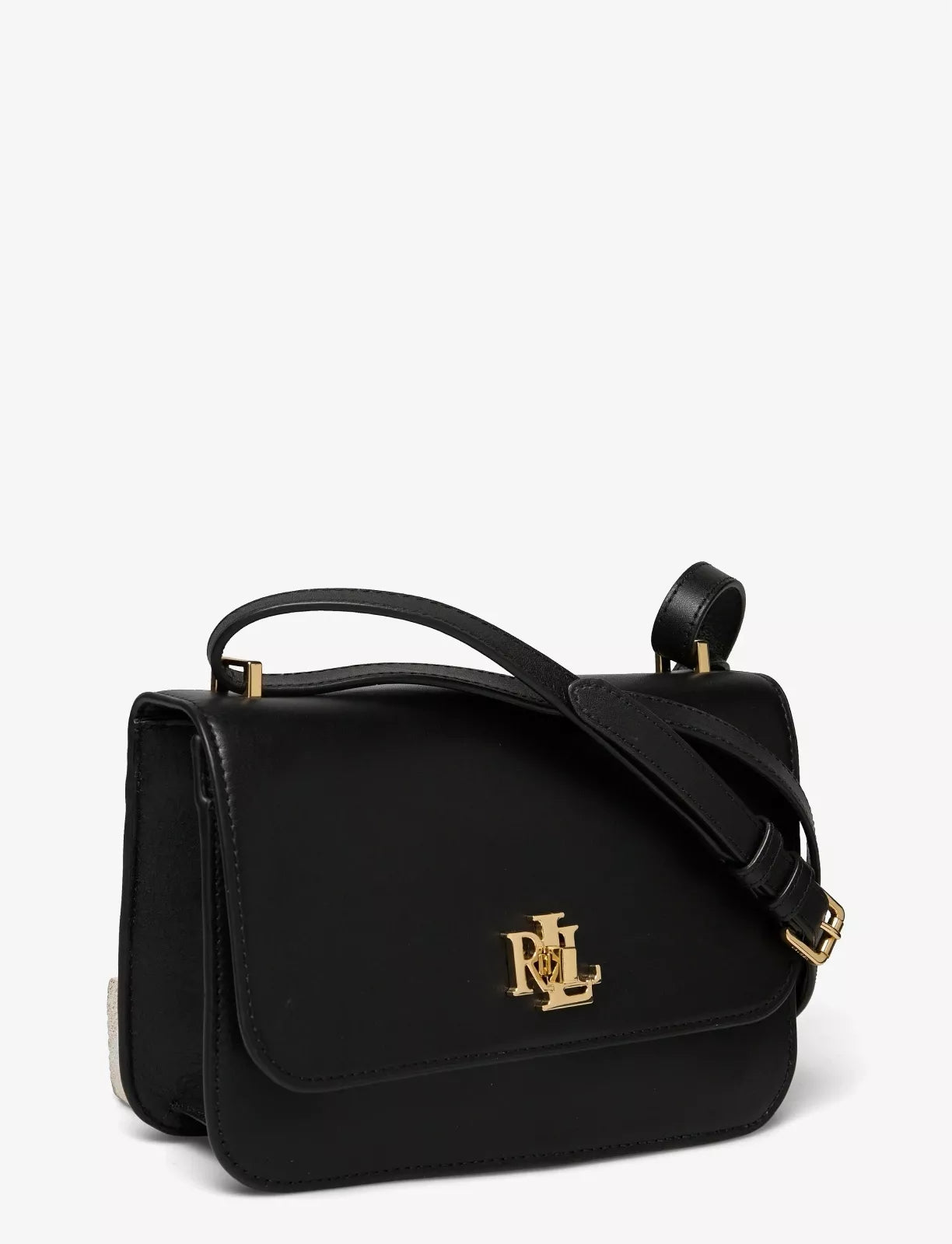 Ralph Lauren Adjustable Shoulder Bag – Twist Lock & Signature Logo