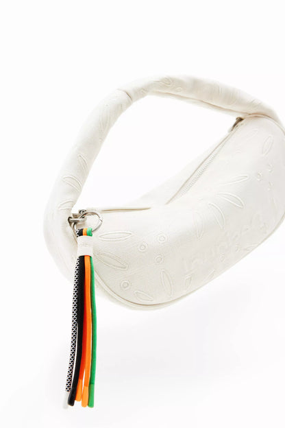 Desigual Women’s White Handbag with Shoulder Strap – Spring/Summer Chic
