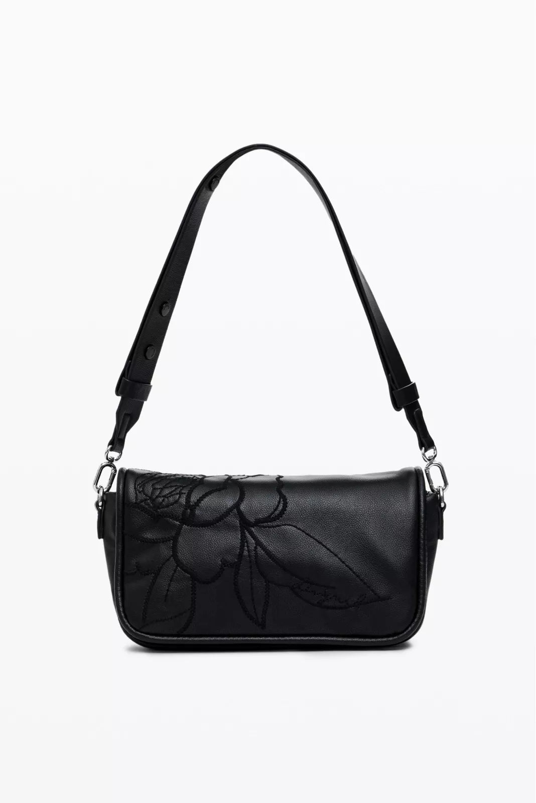 Desigual Women’s Black Shoulder Bag – Fall/Winter Chic & Practical